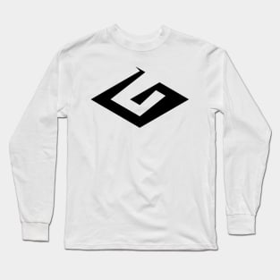 Abstract Path Doodle Art Long Sleeve T-Shirt